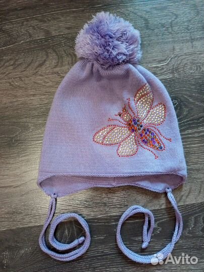 Шапки для девочки 2-5 лет на осень и зиму