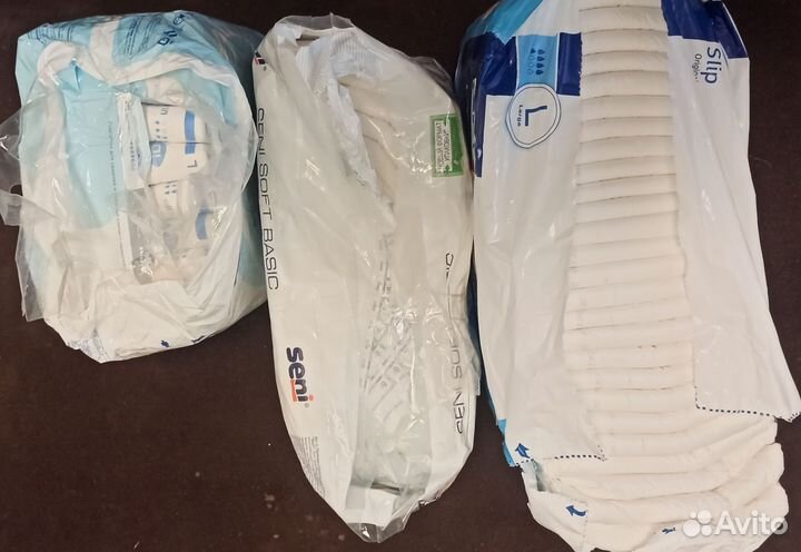 Памперсы для взрослых l и одноразовые пеленки