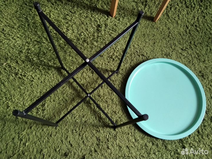 Столик-поднос складной Икеа металл