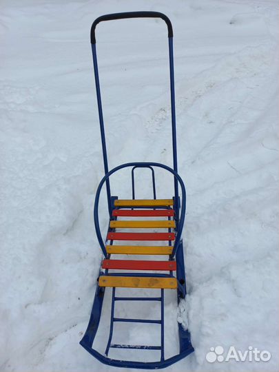 Детские санки с. Костёнково