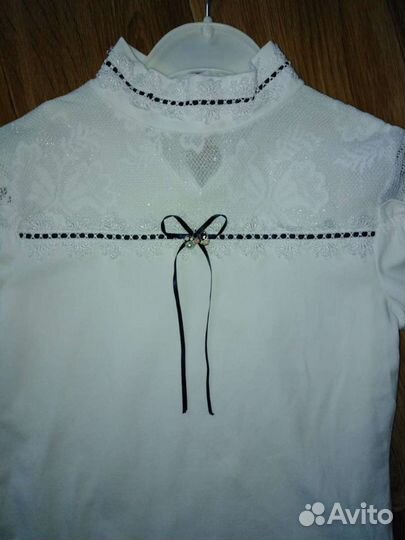 Блузка школьная 128