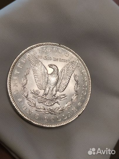 Монета доллар Моргана 1888 год