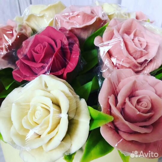 Шоколадные розы «премиум»