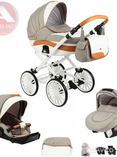 Коляска Adamex Sofia 3 в 1