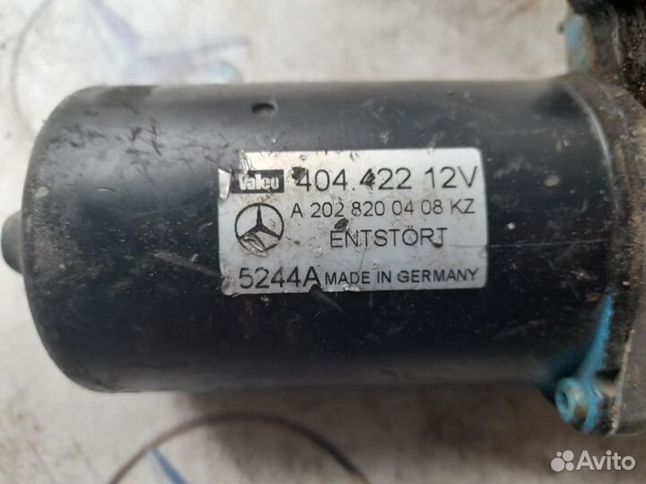 Моторчик дворника A2028200408 Мерседес C-Класс