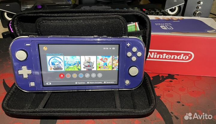 Новая Nintendo switch lite прошитая