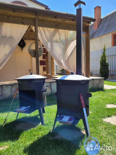 Казан с печью