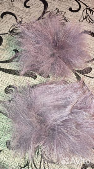 Помпоны из искусственного меха, цена за все 10шт
