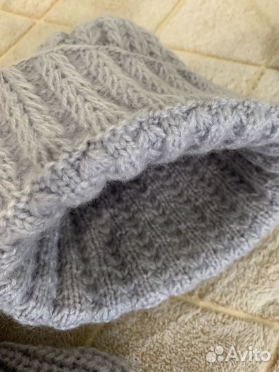 Комплект: шарф, шапка женский