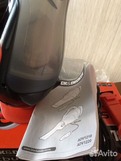 Авто пылесос black & decker