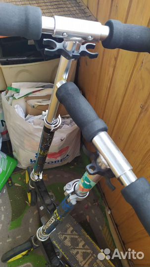 Самокат двухколесный бу