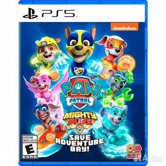 PAW Patrol: Mighty Pups Save Adventure Bay PS5, ан