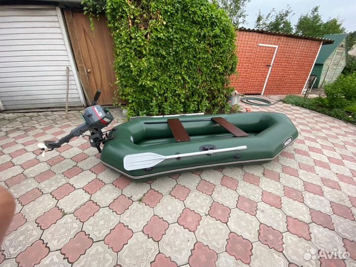Надувная лодка пвх с мотром Yamaha