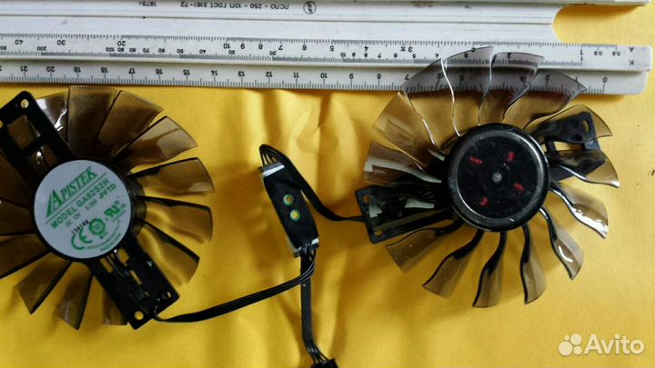 Кулер для видеокарты 75, 85, 90, 95 мм 4pin