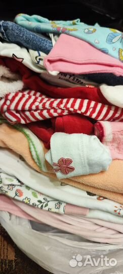 Детские вещи для девочки пакетом от 0-1,5 лет