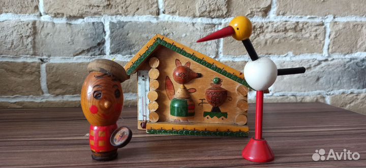 Винтажные деревянные игрушки