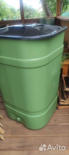 Бочка-бак 350л с крышкой (квадратный), для воды