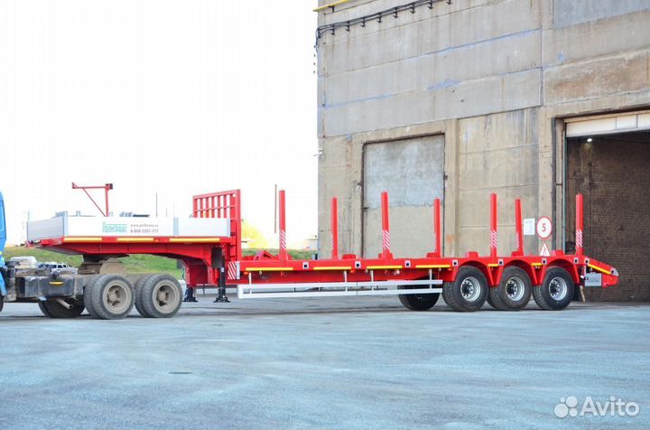 Полуприцеп трал (тяжеловоз) Политранс ТСП 94163, 2023
