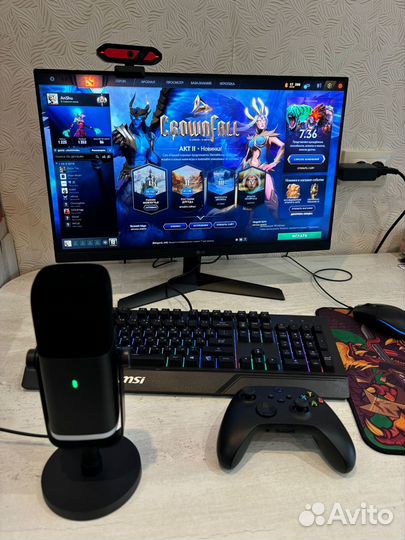 Игровой пк с монитором