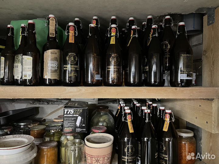 Бутылка с бугельной пробкой 1 л