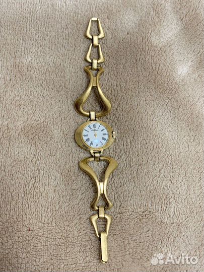 Часы Слава позолоченные AU с браслетов