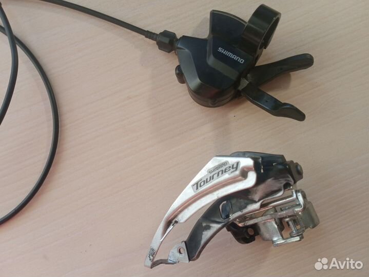 Переключатель и манетка shimano tourney
