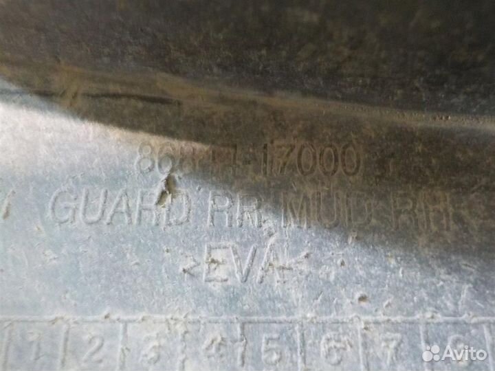 Брызговик задний правый Hyundai Matrix 2001-2010