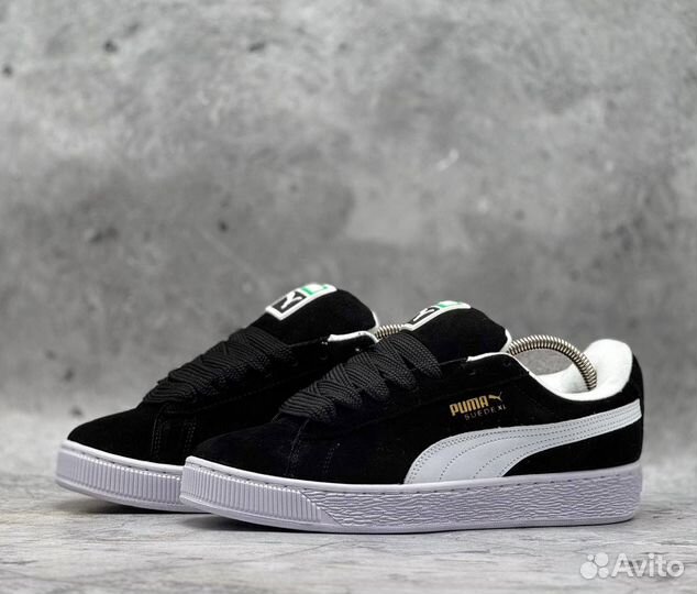 Кроссовки мужские зимние puma suede xl дутыши