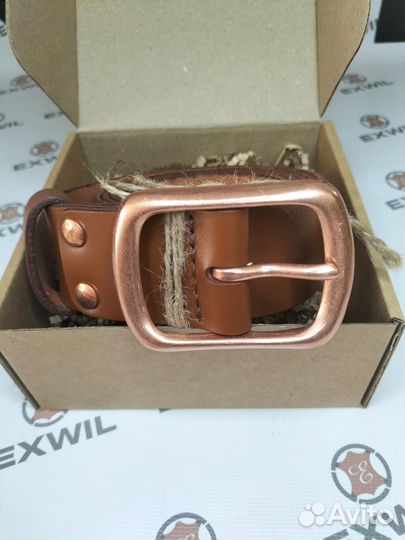 Мужской кожаный ремень