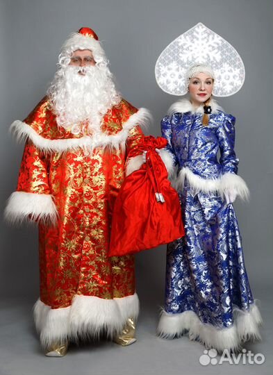 Костюмы Деда Мороза и Снегурочки