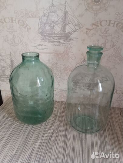 Бутыль 10 литров стекло