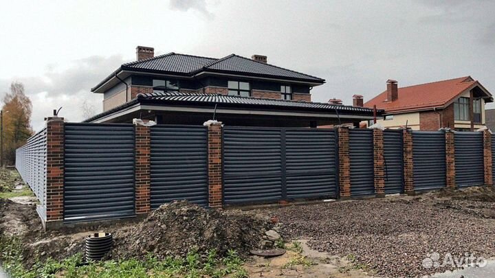 Забор жалюзи ламели с доставкой