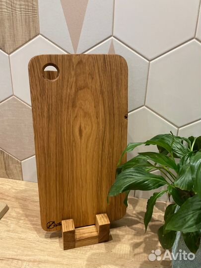 Доске разделочная. Цельное дерево. Дуб. Гравировка
