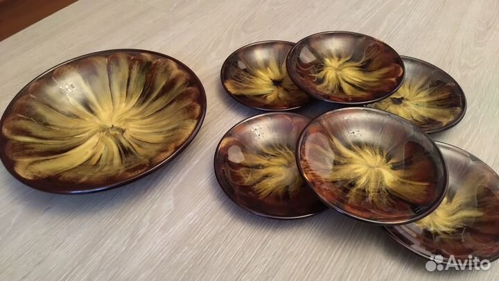 Тарелки керамические. Набор