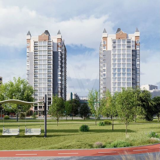 3-к. квартира, 84,8 м², 12/16 эт.