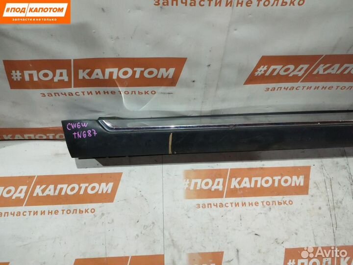 Накладка на порог левая Mitsubishi Outlander 2