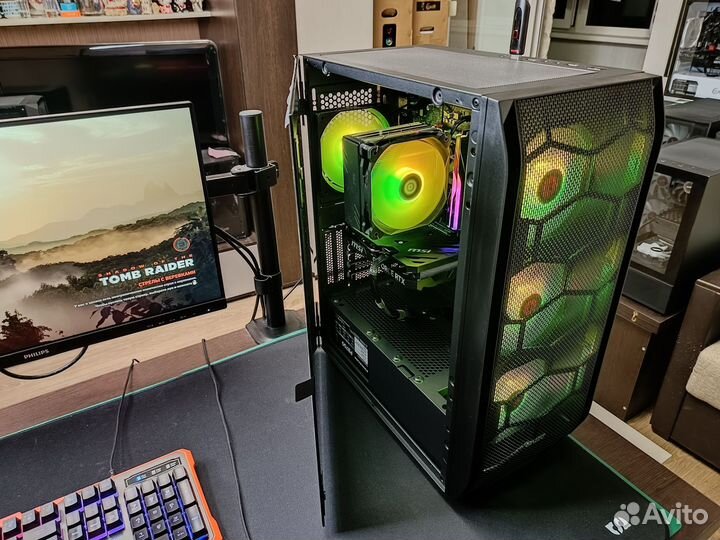 Игровой топ пк Ryzen 5 8400F+ RTX4060 Ti+ 32Gb DDR