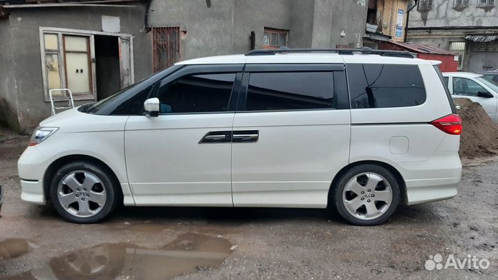 Рейлинги на крышу Хонда Элюзион, черные