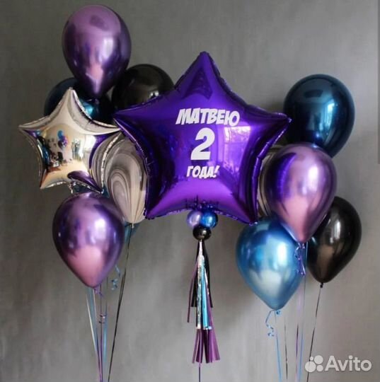 Воздушные гелиевые шары с доставкой