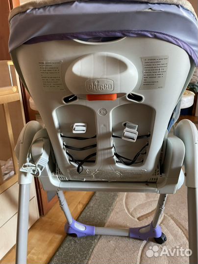 Стульчик для кормления chicco polly