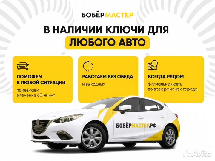 Ключ Renault Megane, Modus, Sandero, Stepway, Zoe