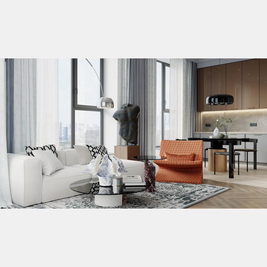 3-к. квартира, 80,8 м², 3/32 эт.