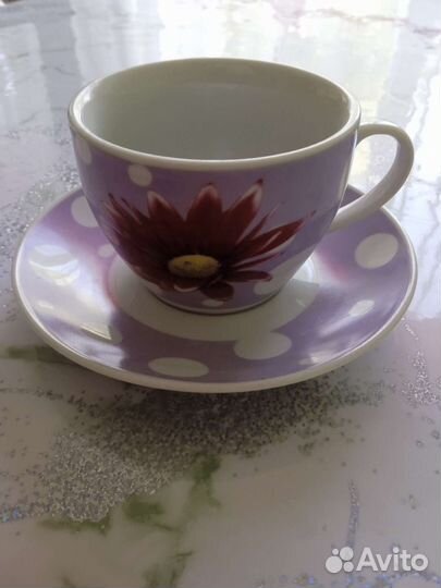 Чашка с блюдцем