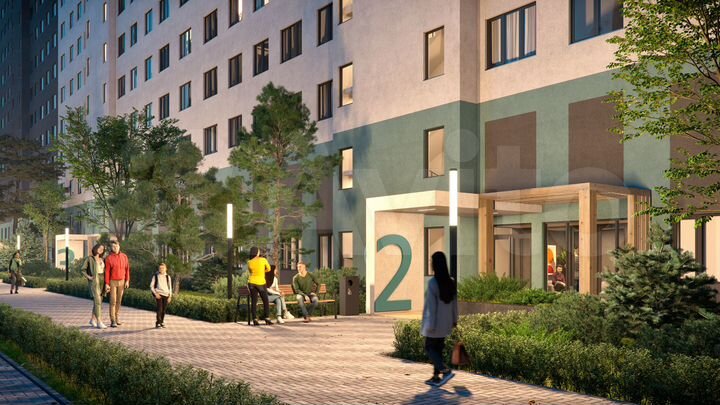 3-к. квартира, 63,5 м², 15/23 эт.