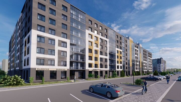 2-к. квартира, 71,4 м², 3/8 эт.