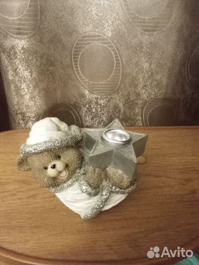 Подсвечник медвежонок