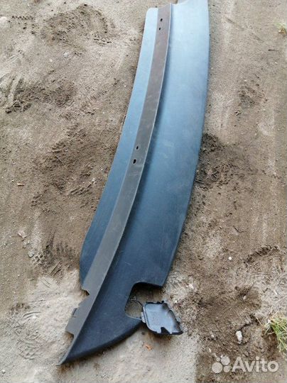 Спойлер (юбка) бампера задний Volkswagen Golf 6