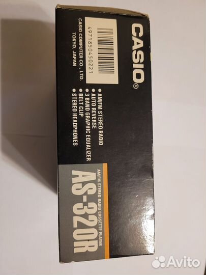 Раритет 90х. Кассетный плеер новый Casio AS-320R