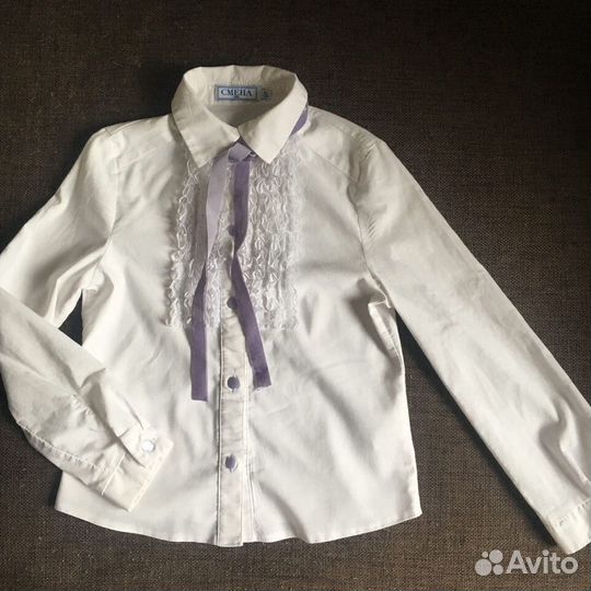 Блузка школьная на девочку