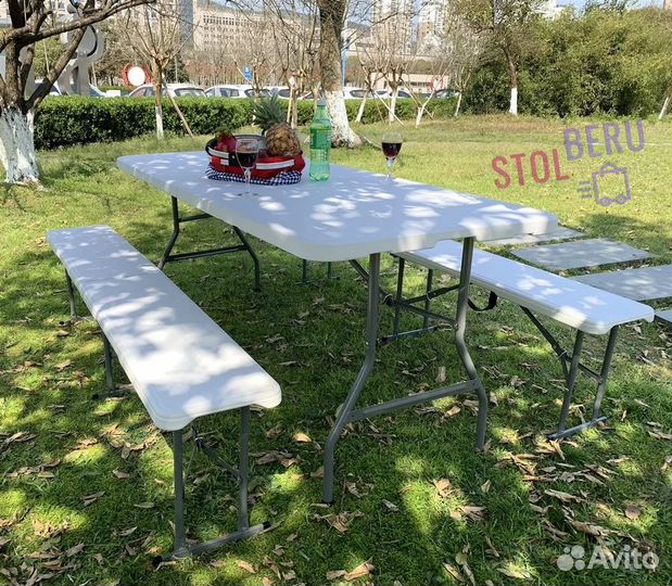 Аренда мебели, столы стулья для пикника, доставка
